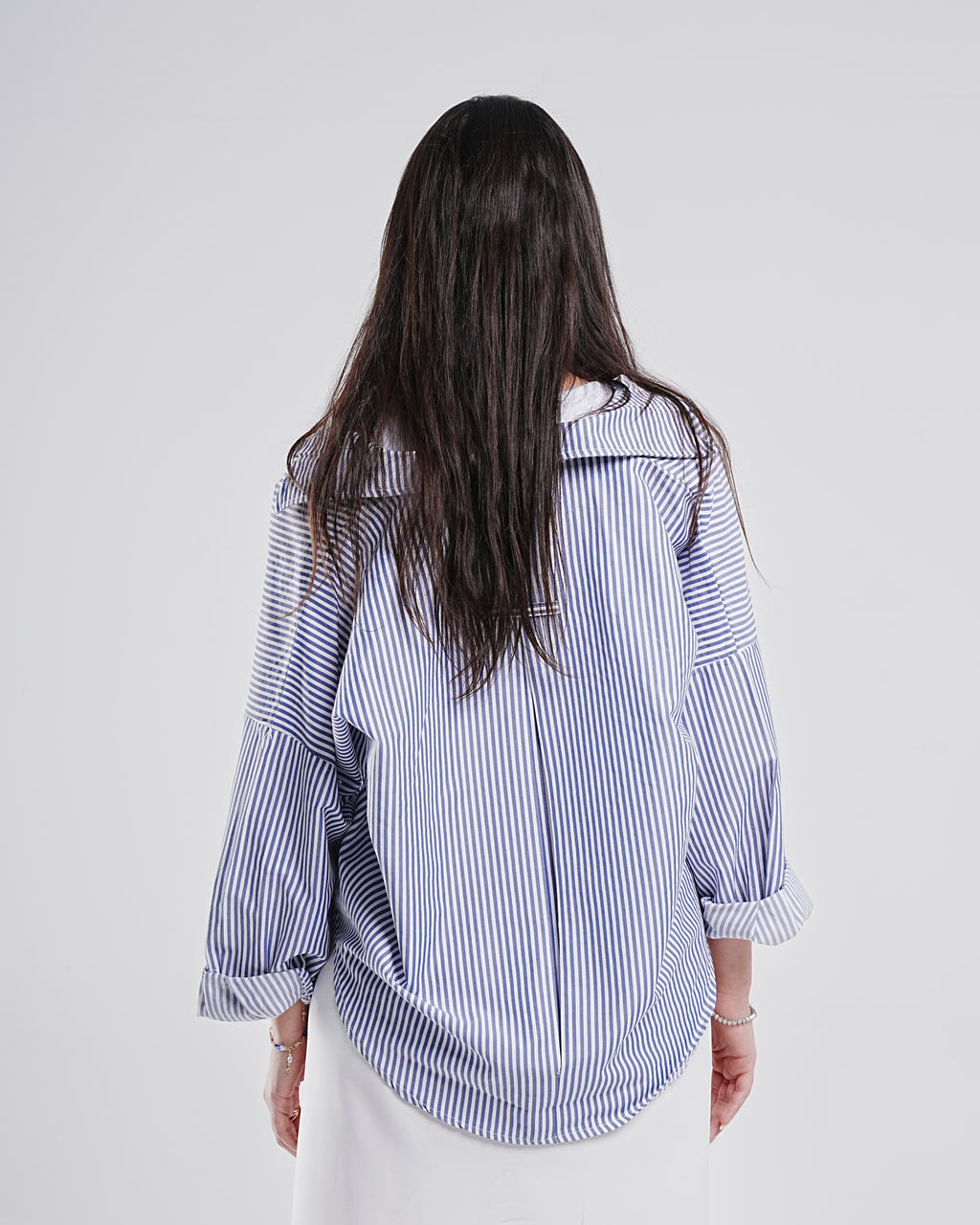 POPLIN PINSTRIPE WOMEN SHIRT