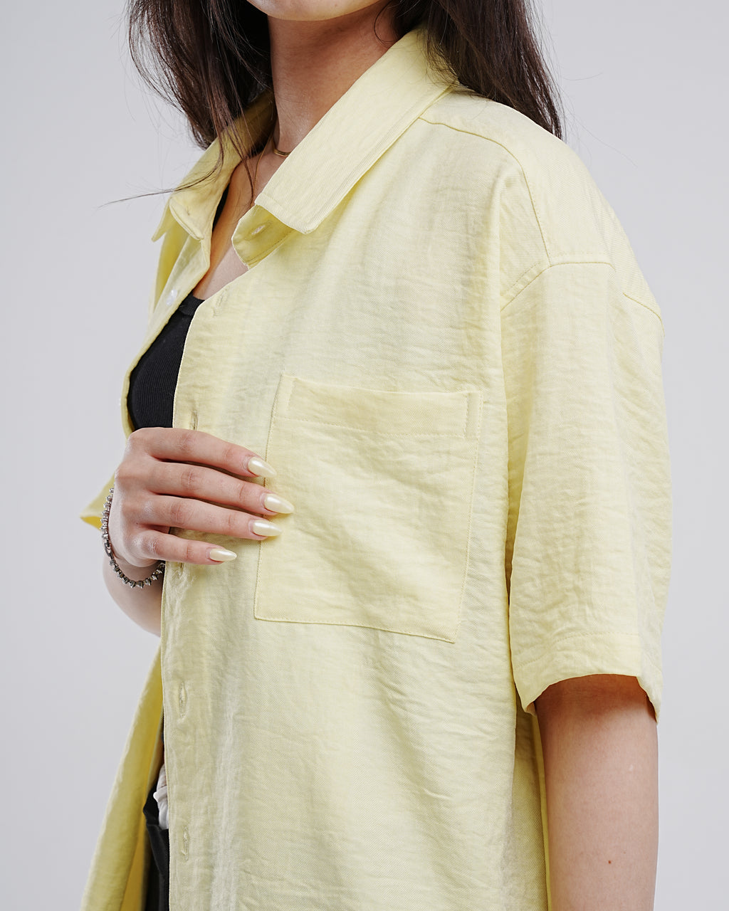 BUTTER YELLOW LINEN SHIRT