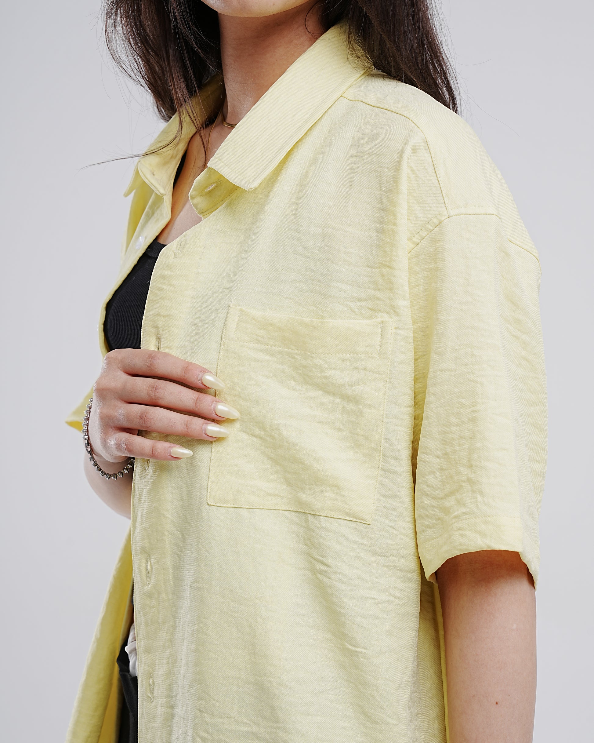 BUTTER YELLOW LINEN SHIRT