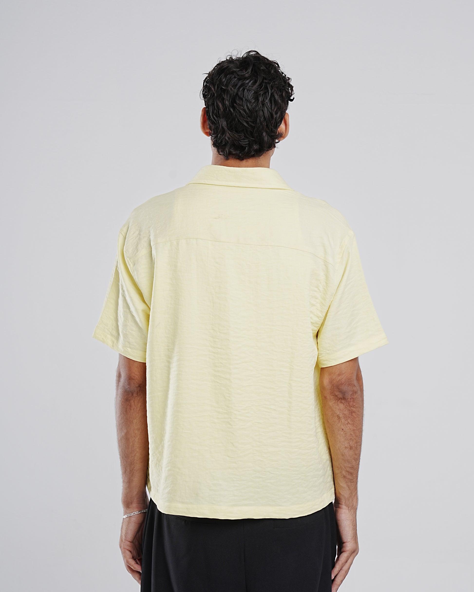 BUTTER YELLOW LINEN SHIRT